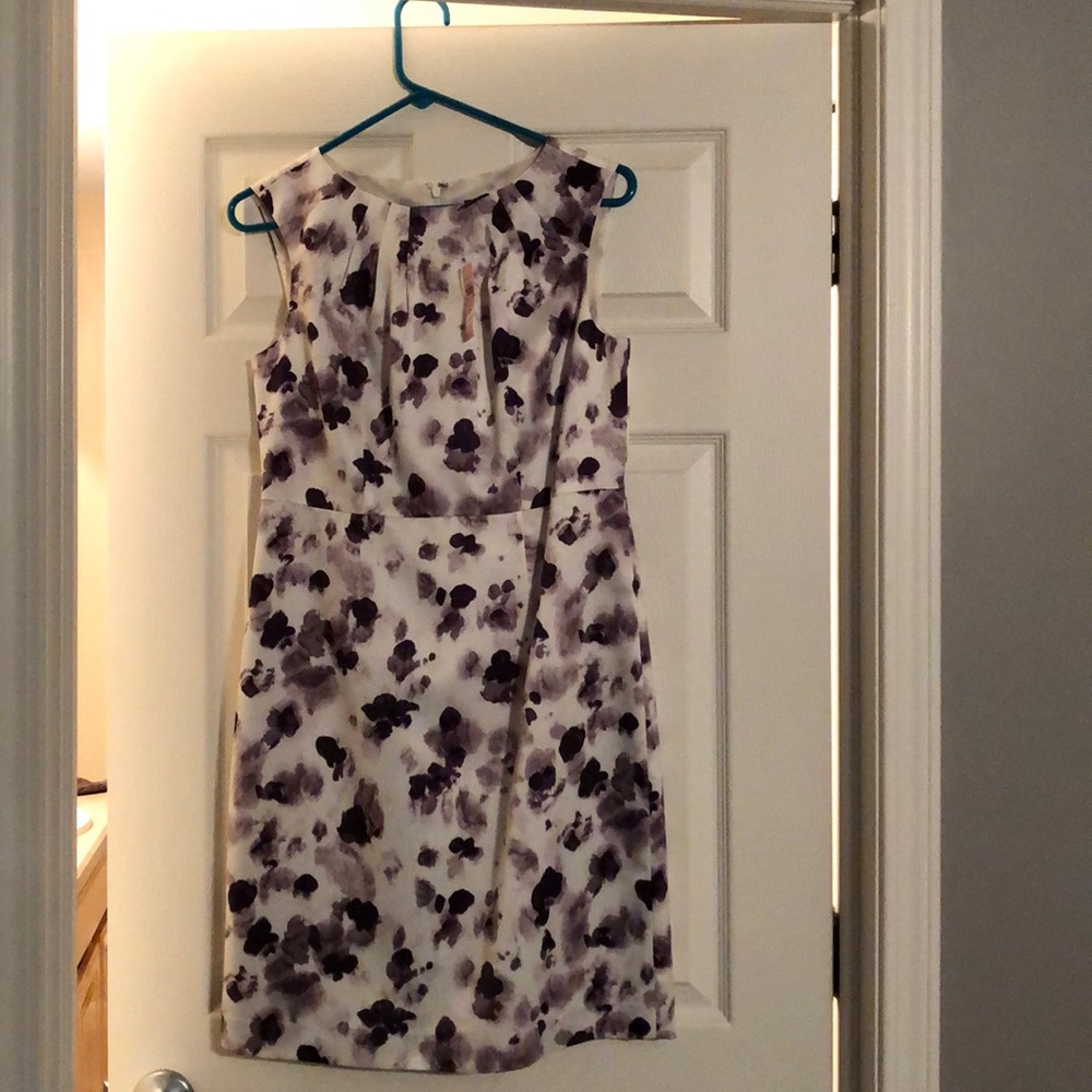 Ann Taylor silk floral dress NWT